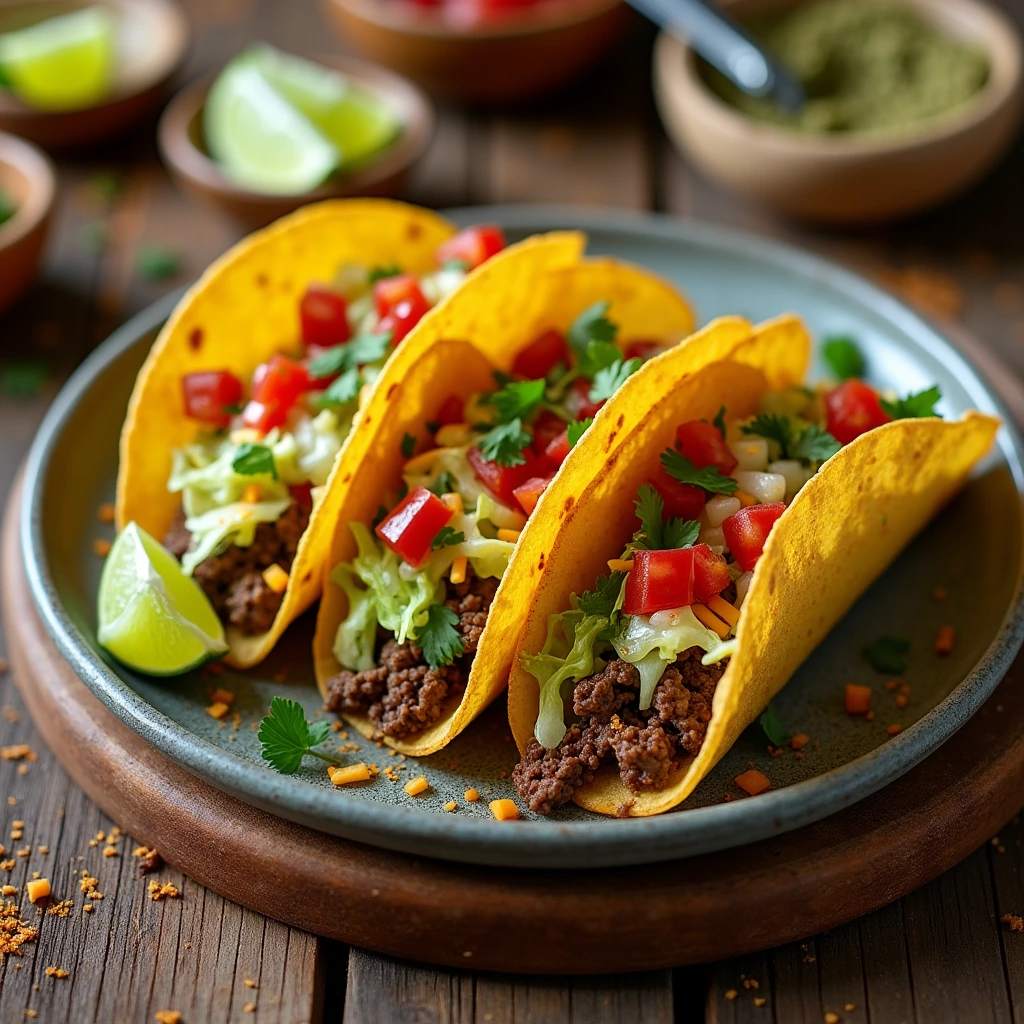Easy Beef Recipes: Classic Beef Tacos with Homemade Seasoning