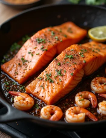 Cajun Salmon and Shrimp Recipe