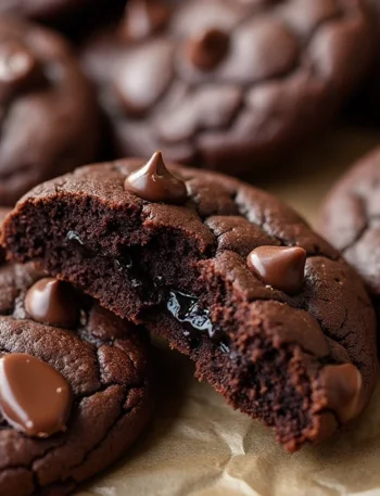 double chocolate chip cookies