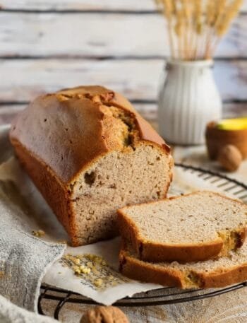 Healthy 3 Ingredient Banana Bread Recipe
